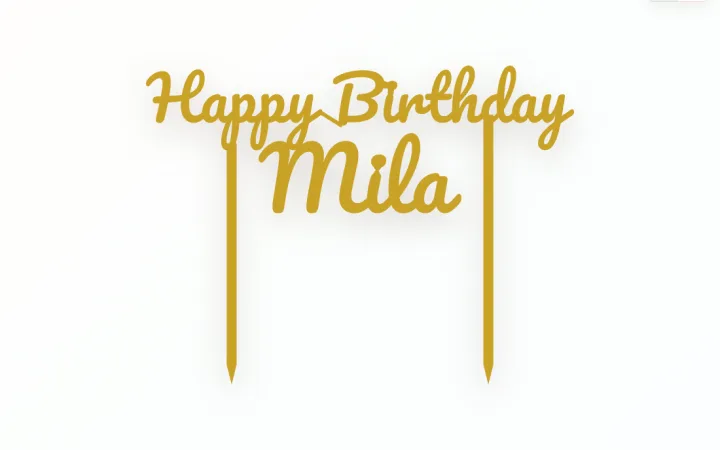 Vorschau des Cake-Topper-Generator